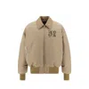 Palm Angels Padded Bomber Jacket Men In Pink