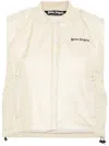 Palm Angels Weste Mit Logo-stickerei In White