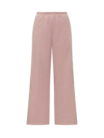 Palm Angels Painted Trousers For The Modern Trendsetter In Pink