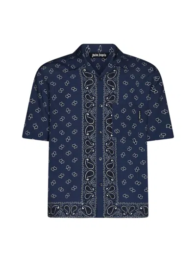 PALM ANGELS PAISLEY BOWLING SHIRT
