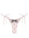 Palm Angels Paisley-print Bikini Bottoms In Pink Pink