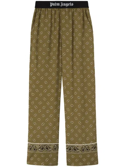 Palm Angels Pants & Shorts In Military/black