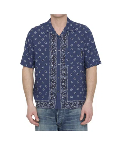 PALM ANGELS PALM ANGELS PAISLEY PRINTED BOWLING SHIRT
