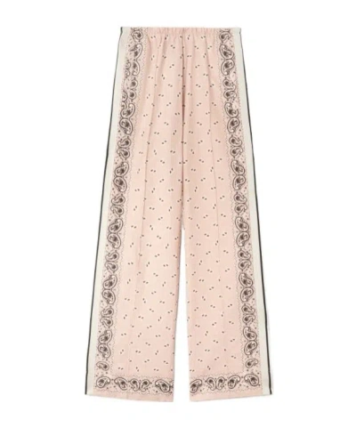 PALM ANGELS PALM ANGELS PAISLEY-PRINTED SIDE STRIPE DETAILED TROUSERS
