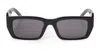 Palm Angels Black Acetate Sunglasses In Black