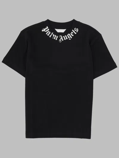 Palm Angels Bear T-shirt Boy In Black