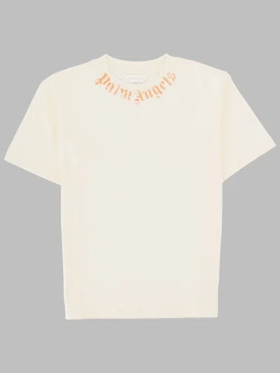 Palm Angels Bear T-shirt Boy In White