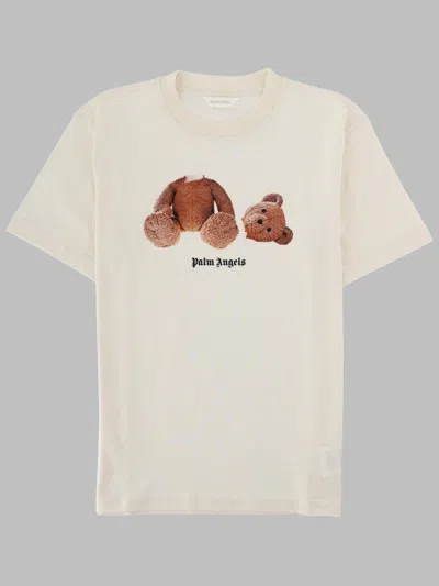 Palm Angels Bear T-shirt Boy In White