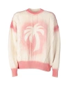 PALM ANGELS PALM ANGELS PALM ANGELS PINK SWEATER WOMAN SWEATER PINK SIZE S COTTON