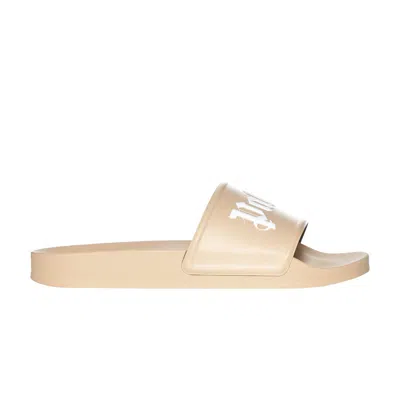 Pre-owned Palm Angels Pool Slider 'brown' | Men's Size 41