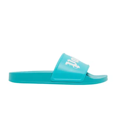 Pre-owned Palm Angels Pool Slider 'light Blue' | Men's Size 42