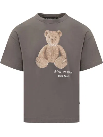 Palm Angels Bear In Mind T-shirt In Brown