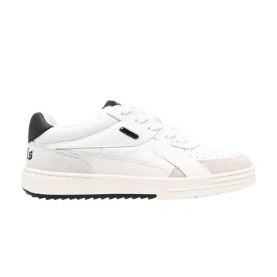 Pre-owned Palm Angels Wmns Palm University Low 'white Black' | Women's Size 40