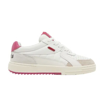 Pre-owned Palm Angels Wmns Palm University Low 'white Fuchsia' | Women's Size 36