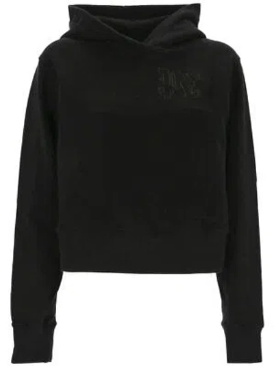 Pre-owned Palm Angels Woman Black Sweater Pwbb069r24fle002 100% Original In Black Blac