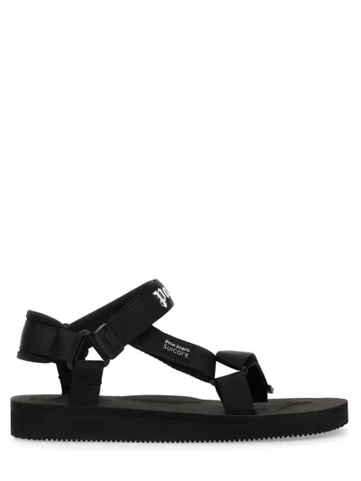 Palm Angels X Suicoke Depa Sandals In Black