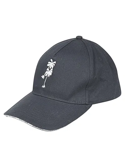 Palm Angels Palm Baseball Cap In Black