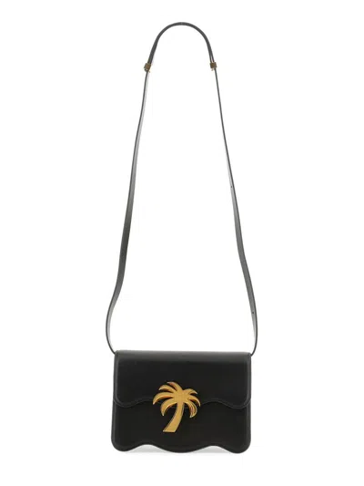 Palm Angels Palm Beach Bag In Black