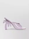 Palm Angels 'palm Tree' Purple Mules With Palm Tree-shaped Heel In Purple