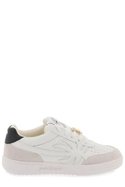 Palm Angels Palm Beach University Low-top Sneakers In Bianco