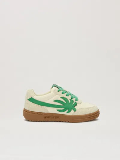 PALM ANGELS PALM BEACH UNIVERSITY NYLON BEIGE - GREE