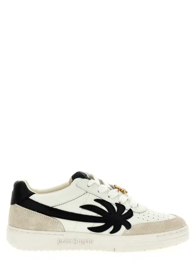 Palm Angels Palm Beach University Sneakers In White/black