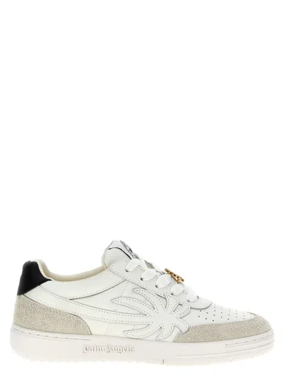 Palm Angels Palm Beach University Sneakers In White/black