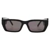 Palm Angels Palm Dark Grey Square Unisex Sunglasses Peri002 1007 53 In Multi