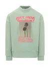 Palm Angels Sweatshirt Palm Dream In Green