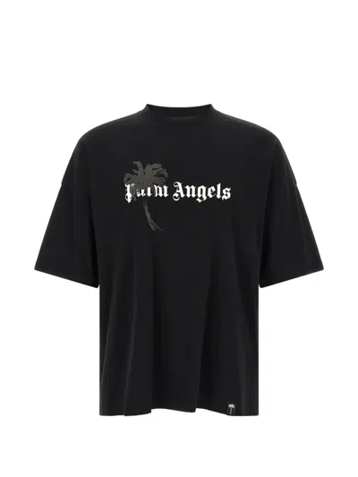 Palm Angels Palm Drift Short-sleeve T-shirt In Yellow