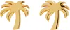 Palm Angels Palm Earrings In Gold