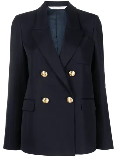 Palm Angels Palm-embroidered Blazer In Black