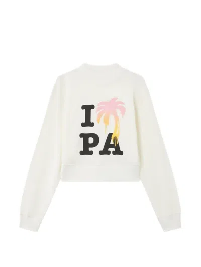 Palm Angels Palm Graphic Sweatshirt In Multi