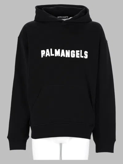 Palm Angels Palm Hills Regular Hoodie In Black