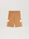 Palm Angels Palm Inlay Knit Shorts