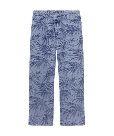 PALM ANGELS PALM ANGELS PALM JACQURED JEANS