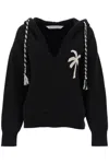 PALM ANGELS PALM KNITTED HOODIE