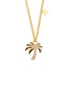 Palm Angels Palm Necklace In Gold