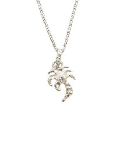 Palm Angels Palm Necklace In Metallic