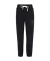 Palm Angels Palm Printed Drawstring Pants In Black