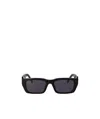 Palm Angels Palm Rectangle-frame Sunglasses In Black