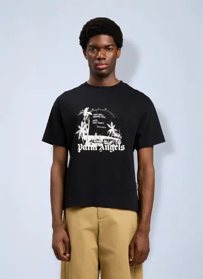 PALM ANGELS PALM STATEMENT T-SHIRT