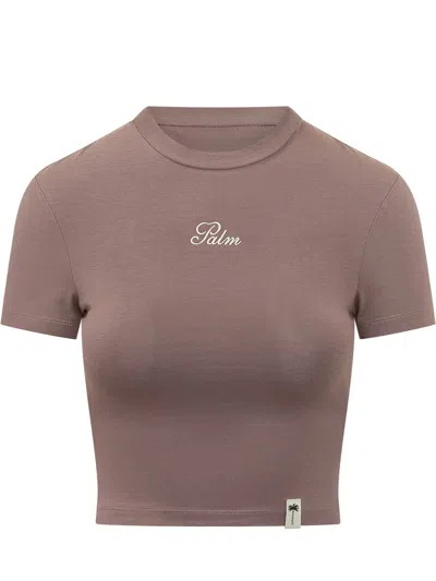 Palm Angels Palm Sway Fitted T-shirt In Multi