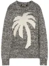 Palm Angels Palm Tree Marled Intarsia Sweater