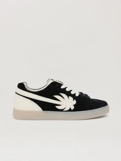 Palm Angels Palm Tennis Lace-up Sneakers In Black