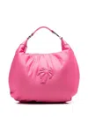 Palm Angels Palm Tree-embossed Tote Bag In Pink