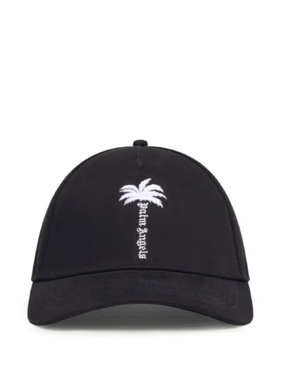 Palm Angels Palm Tree Baseball Cap In Black