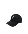 Palm Angels Palm Tree-embroidered Baseball Cap In Black