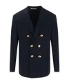 Palm Angels Palm Tree-embroidery Blazer In Black