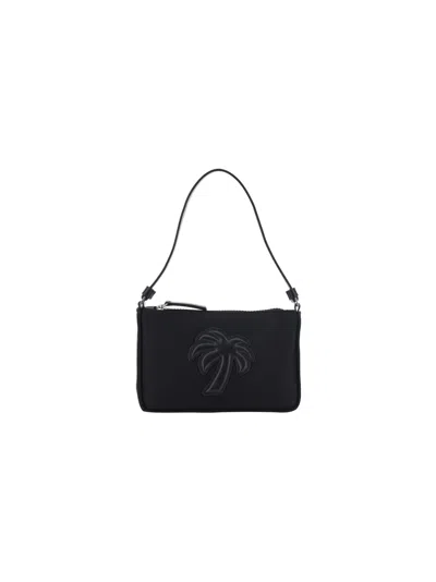 Palm Angels Palm Tree Handbag In Black